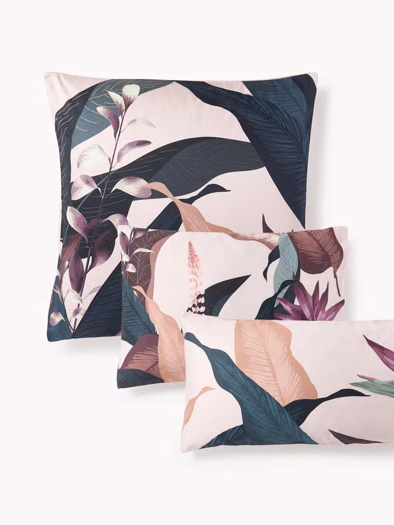 Westwing Collection kussenhoes Flora 80x80 cm