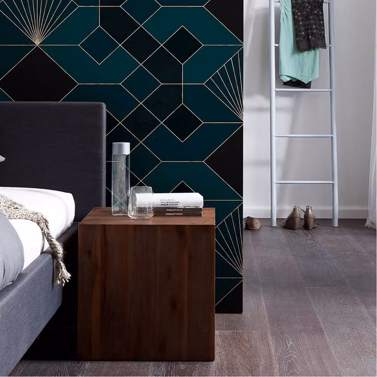 home24 Fotobehang Coquilles Mer, Turquoise, B: 300 cm, H: 280 cm