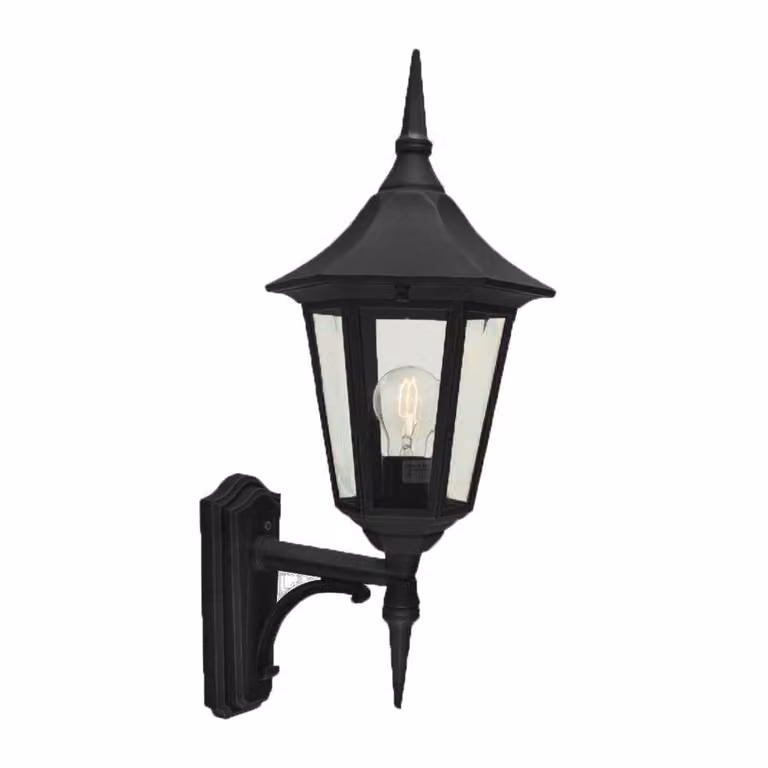 Klassieke buitenlamp Tessaro zwart Franssen 3030-10