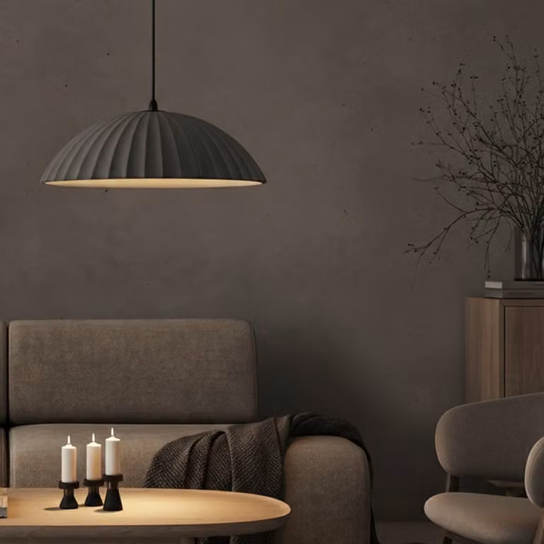 Lyora Hanglamp Ammos grijs Ø 50cm