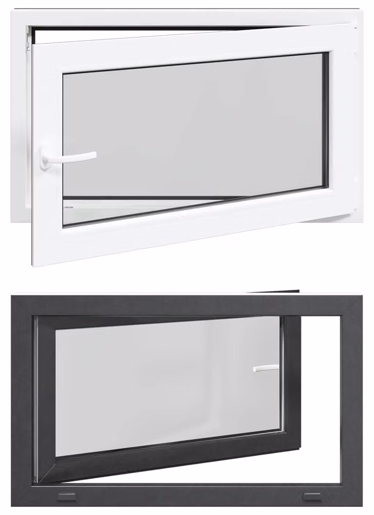 vidaXL Kipp- en draaikraam voor kelder, model RISOR, B: 100 cm, D: 60 cm