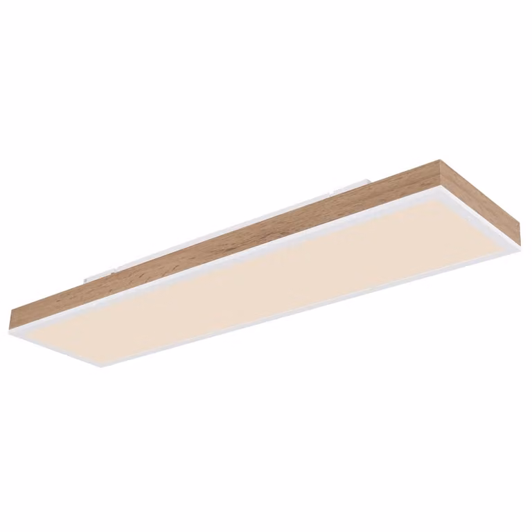 Globo Doro Design Plafondlamp met LED, Wit/Bruin, 80 cm