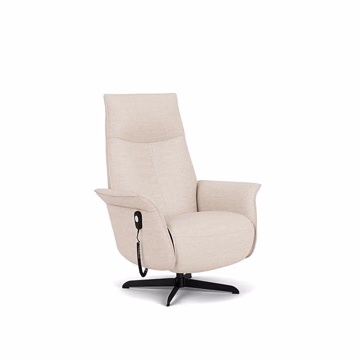 Prominent Boston Sta-op-stoel - Beige - Stof