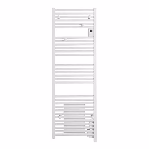 Belrad Elektrische Handdoekradiator met Digitaal Display en Blower, Wit, 1750 Watt, B/H: 50 x 159 cm