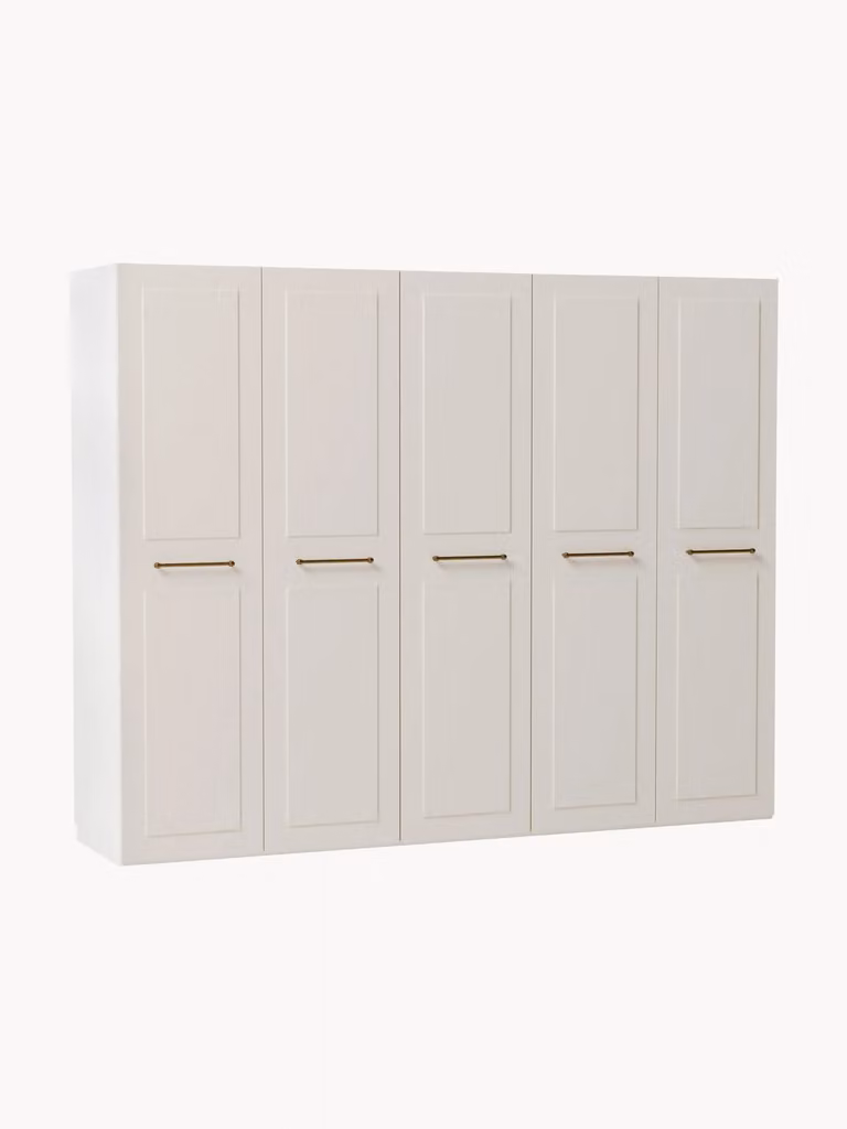 Westwing Collection Modulaire draaideurkast Charlotte van hout, Breedte: 250 cm