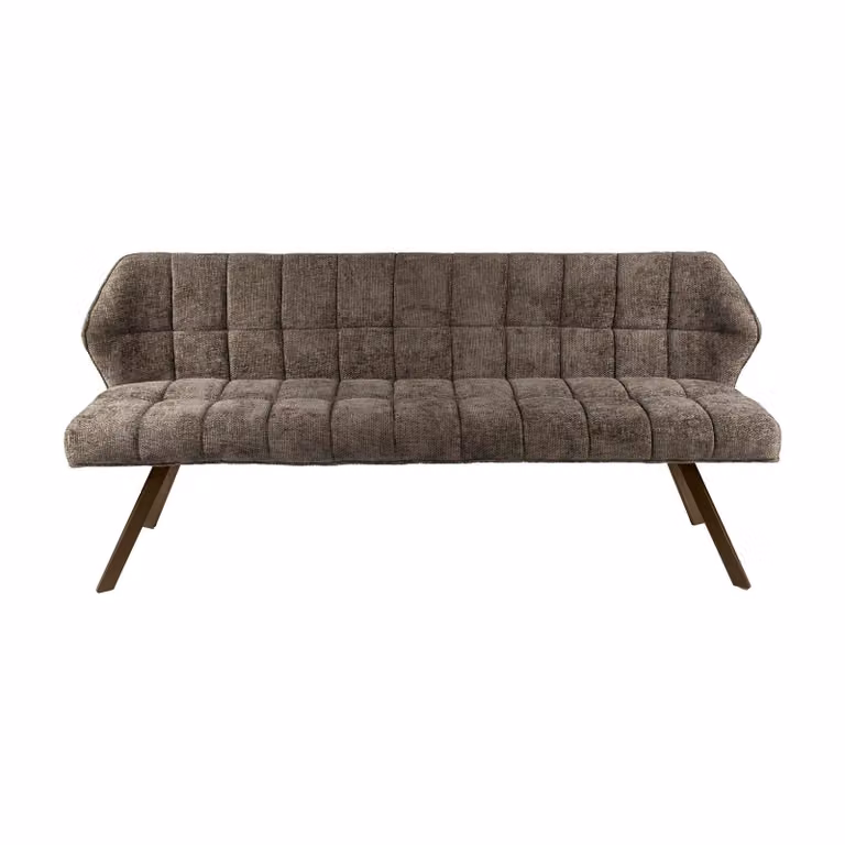 Nest of Nora Elda Eetkamerbank - Hoven stof - Taupe-bruin - 2-zits