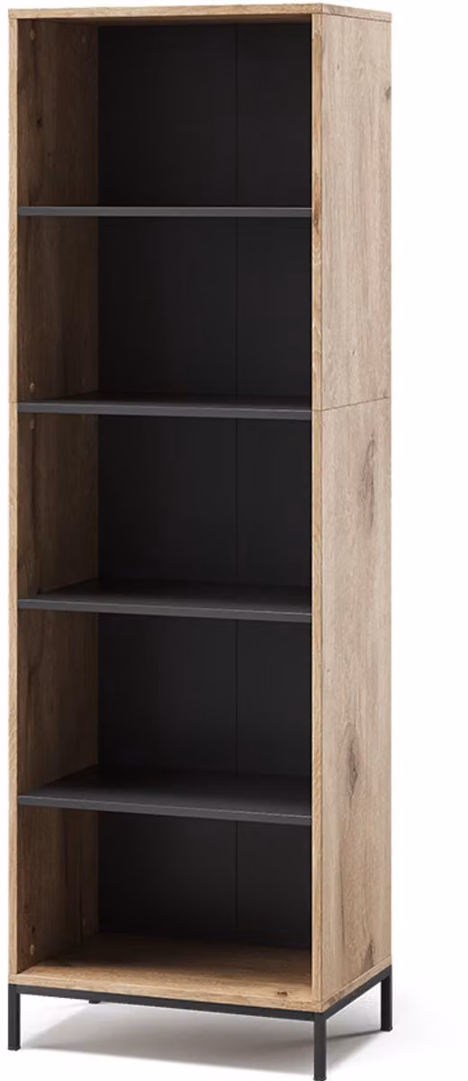 Vicco Eliza Boekenkast Viking Eik, B: 60 cm, H: 180 cm
