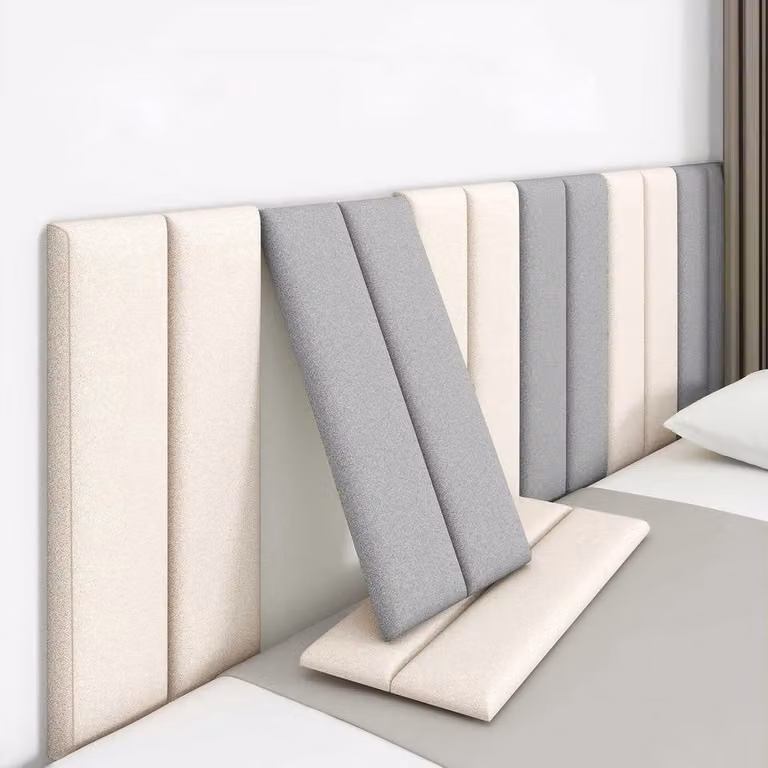 Set van 6 veelkleurige zelfklevende schuimpanelen voor geluidsisolatie en veilige kinderkamerdecoratie