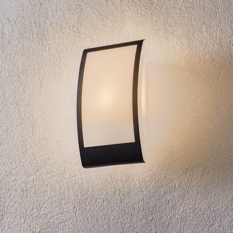 Steinel L 22 moderne wandlamp buiten zwart, dimbaar, IP44, E27