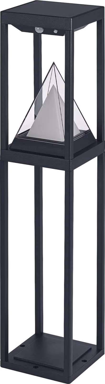 Osram SMART+ Outdoor Bluetooth Solar LED Padlamp - Warmwit en Kleurrijk - Zwart