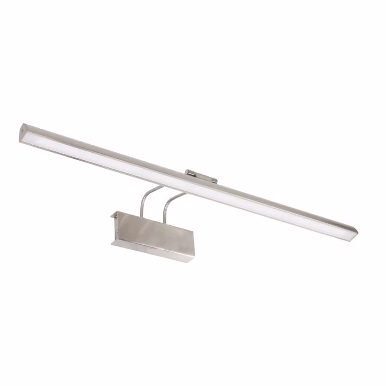 Steinhauer Litho LED Wandlamp Zilver B: 60 x D: 15 x H: 9 cm