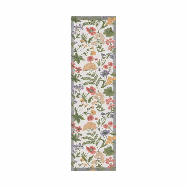 Ekelund Linneväveri Ängsdröm tafelloper Multi B/D/H: 35 x 140 cm
