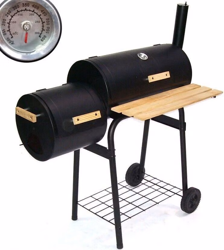 Apex Charcoal Smoker Grill BBQ op wieltjes voor in de tuin