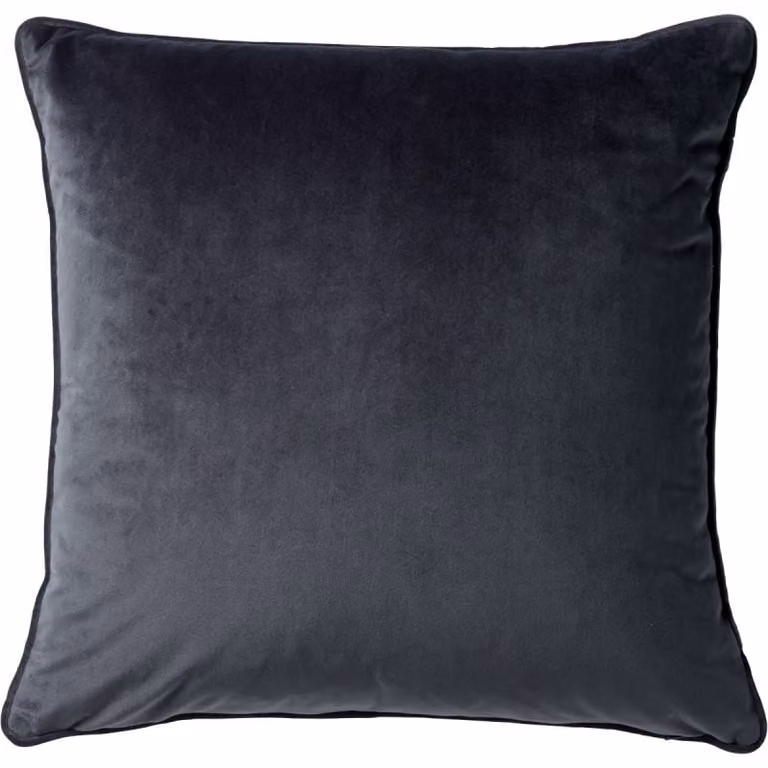 Sierkussen Finn Charcoal gray 45 x 45 cm van Dutch Decor