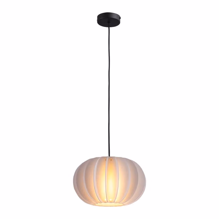Masterlight Arena Design Hanglamp - Wit/Zwart - Ø 30 cm