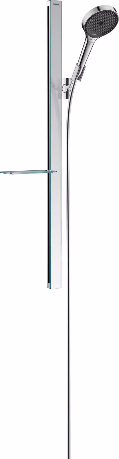 Hansgrohe Brausset Rainfinity 130 EcoSmart met douchestang 900 mm en zeepbakje, chroom
