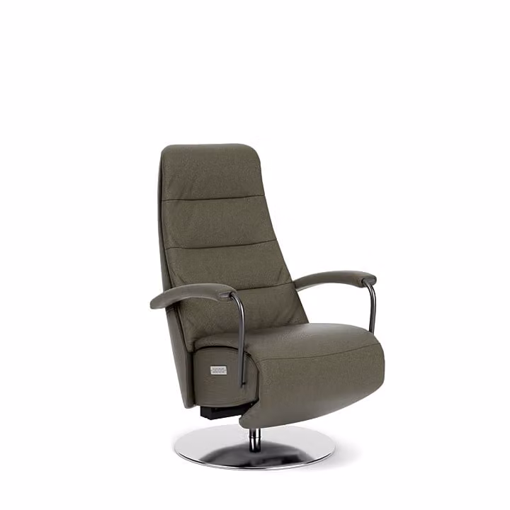 Prominent Sta-op-stoel C-100 - Groen - Leer