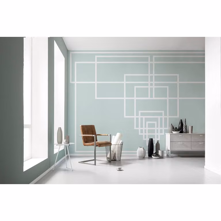 home24 Fotobehang Mills Board Center Ice White 400 x 250 cm