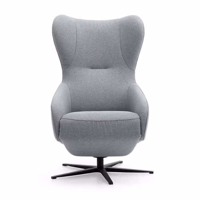 Prominent Moderne TV-stoel met liftondersteuning - Blauw - Stof