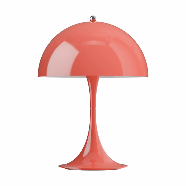 Louis Poulsen Panthella 250 Portable LED tafellamp - Coral - Dimbare acculamp