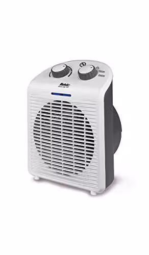 Fakir HL 100 Trend verwarmingsventilator, 1800W, wit/grijs