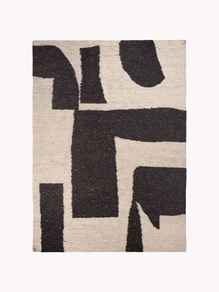 Ferm LIVING Piece handgeweven laagpolig wollen vloerkleed