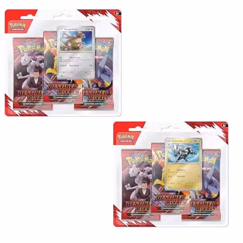 Pokémon TCG Scarlet & Violet Destined Rivals Three Booster Blister Pack