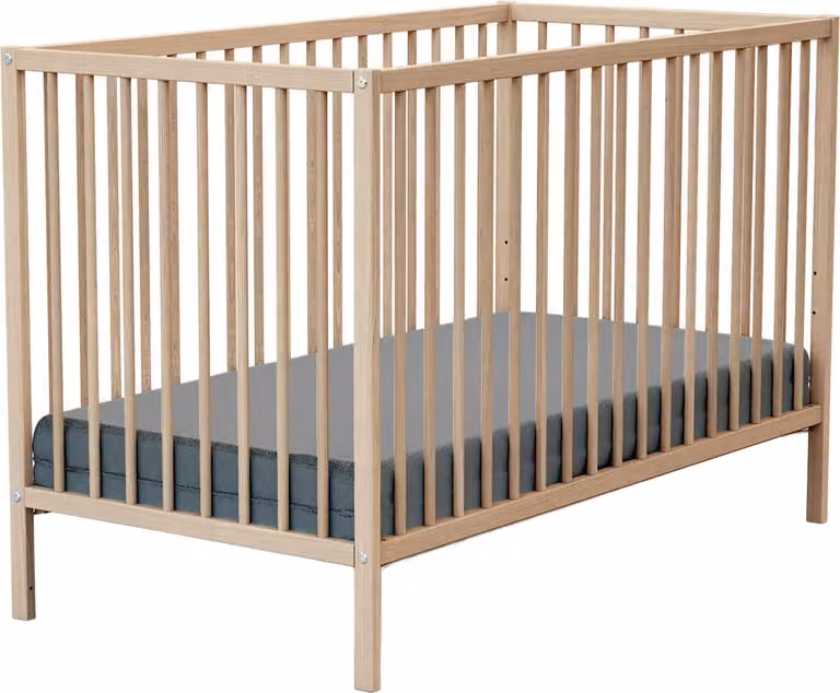 WEBABY Kinderbed ONE van hout, 60 x 120 cm