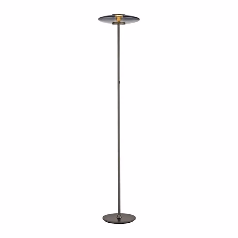 Paul Neuhaus Pure Vitrum Design LED vloerlamp - Grijs - Aluminium en Glas - Dimmable