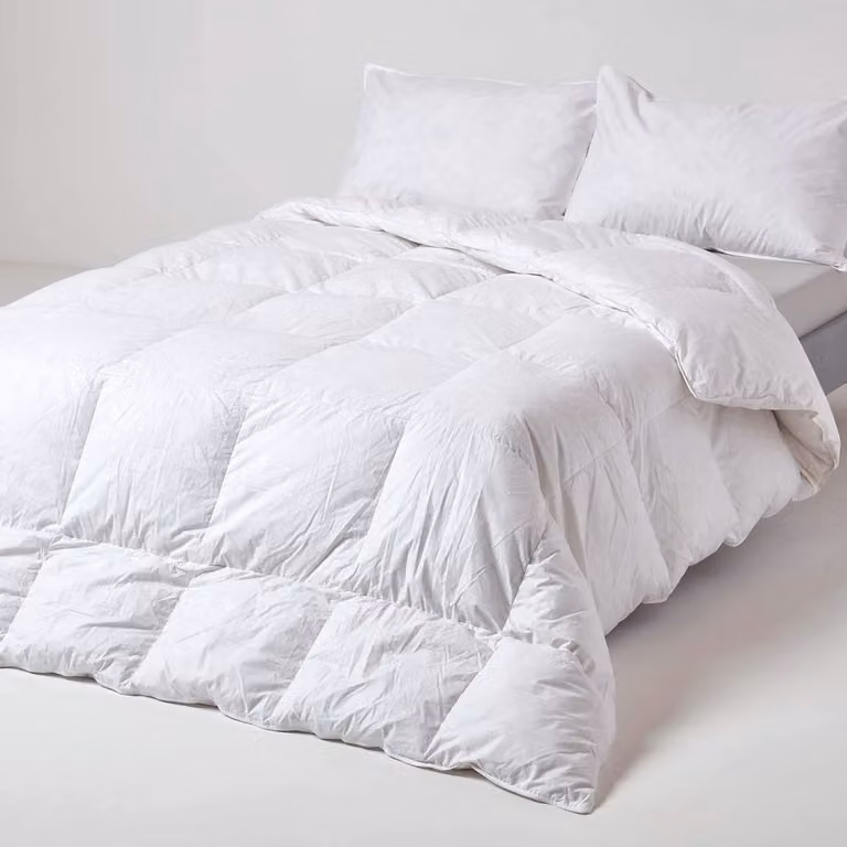 Homescapes Donzen 4-Seizoenen Dekbed voor volwassenen - Eendendons en veren - Warmteklasse 3+2