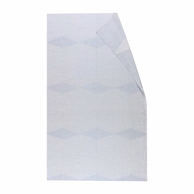 NJRD Geometric tafelkleed Blauw-wit B: 250 cm, D: 147 cm