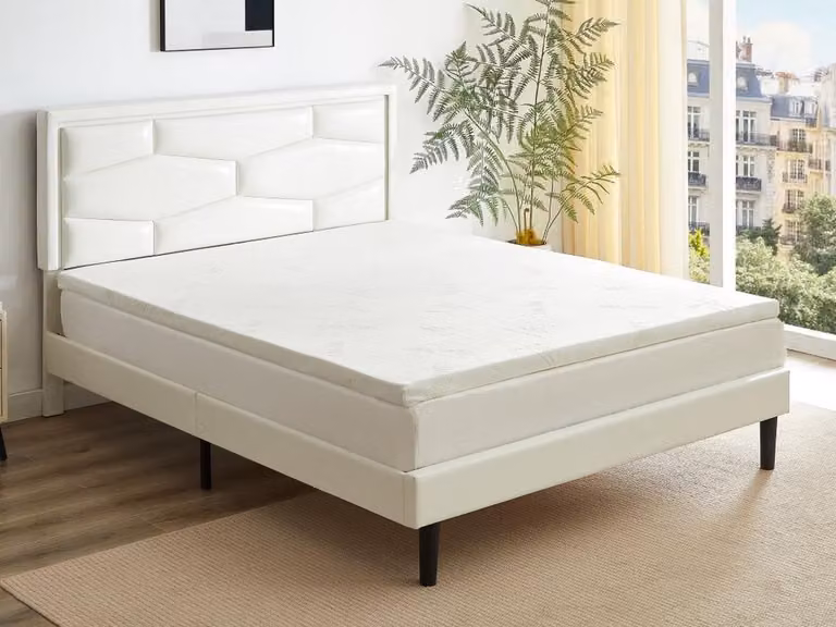 Naturea Luxe Dekmatras met Visco Memory Foam en Aloë Vera, 180 x 200 cm