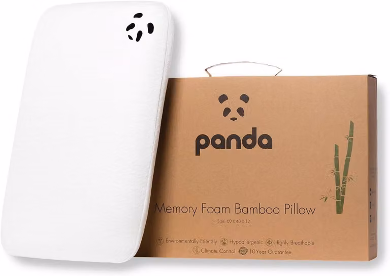 Bamboe Memory Foam Kussen met Orthopedische Ondersteuning en Bamboe Cover