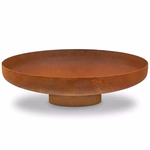 BBQ-Toro Vuurschaal met standvoet, Roestlook, Diameter: 80 cm