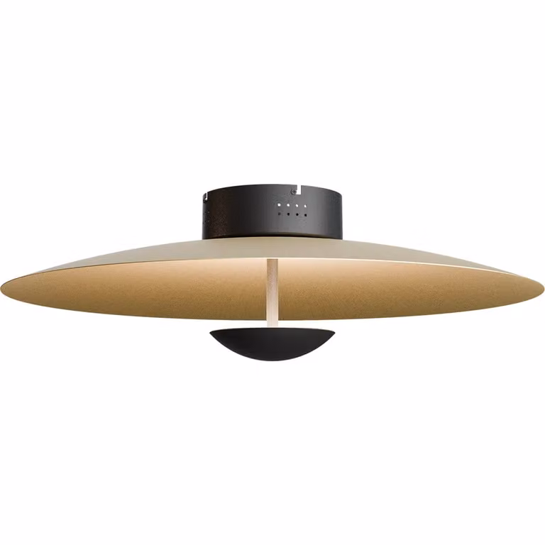 Masterlight Scala Plafondlamp - Zwart met Goud - Ø 60 cm
