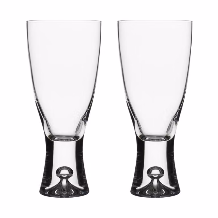 Iittala Tapio bierglas 30 cl 2-pack Transparant