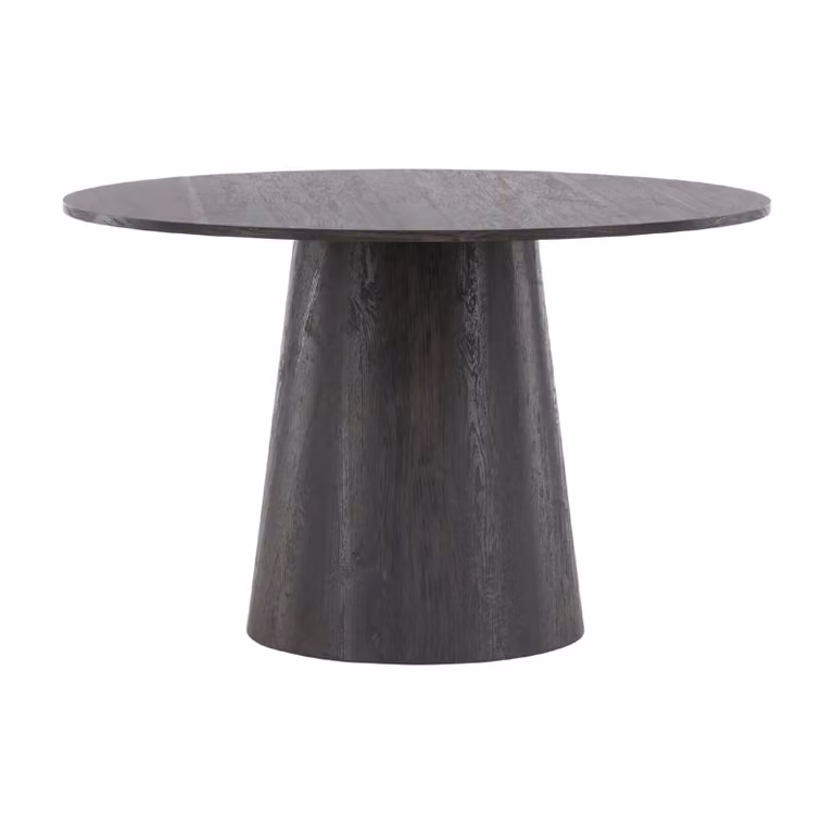 QUVIO Eettafel Odin Ronde Eettafel Mocca MDF Diameter: 120 cm