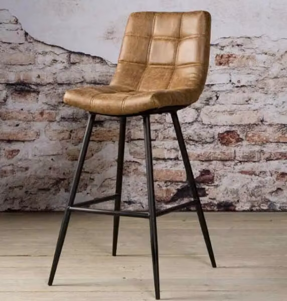 Tower Living Barstoel - Bruin - Faux leather