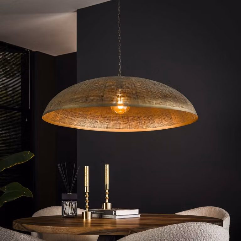 Lyora Cosmic hanglamp van metaal in koper brons, Diameter: 92 cm