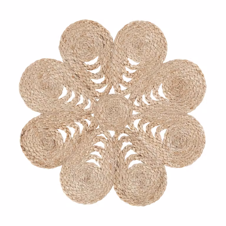 Dixie Elin placemat anemone Natural Ø40 cm