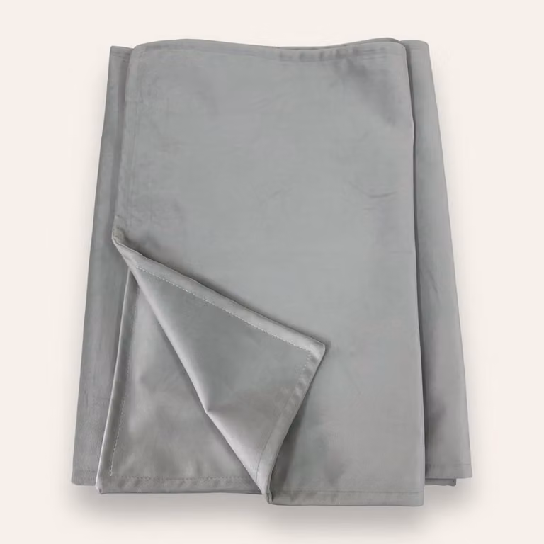 Handgemaakte Bed Runner Sprei voor Slaapkamer Decoratie - Licht Zilver - B: 250 cm, D: 50 cm