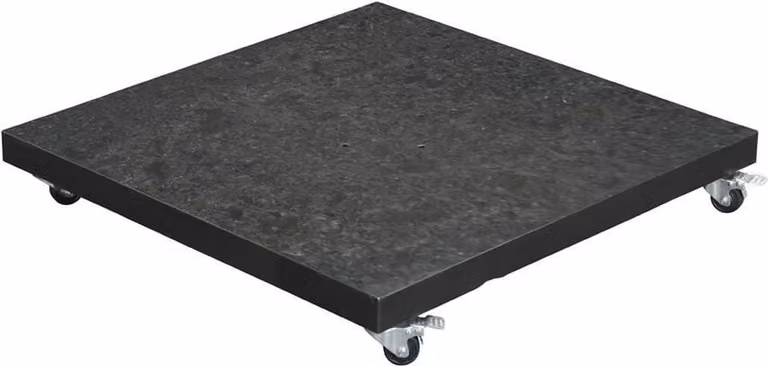 Garden Impressions Special Hawaii granieten parasolvoet - 90kg - Royal antraciet - Verrijdbaar
