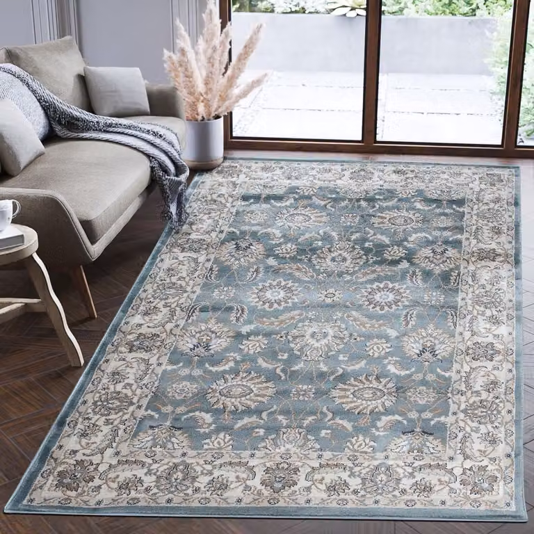Oosters tapijt met korte pool in klassieke stijl voor de woonkamer, slaapkamer of eetkamer, 300 x 400 cm