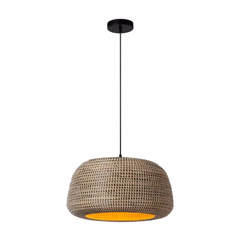 Lucide Maduka Hanglamp Rattan Bruin Ø 47 cm