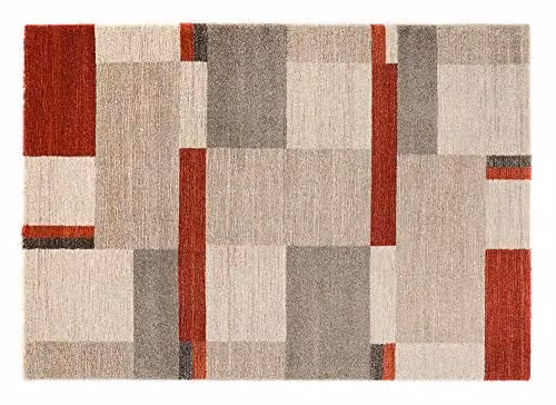 OCI Castle BEPPO tapijt beige-bruin-rood 120 x 170 cm