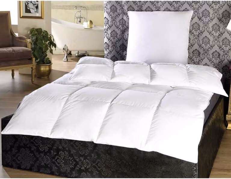 Beddengoedset met dons en veren voor volwassenen, 135x200 cm + 80x80 cm