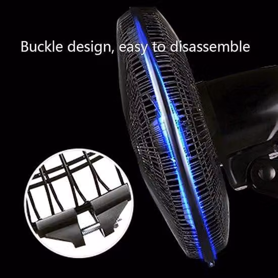 WAN Wandventilator met afstandsbediening en 41,5 cm kap