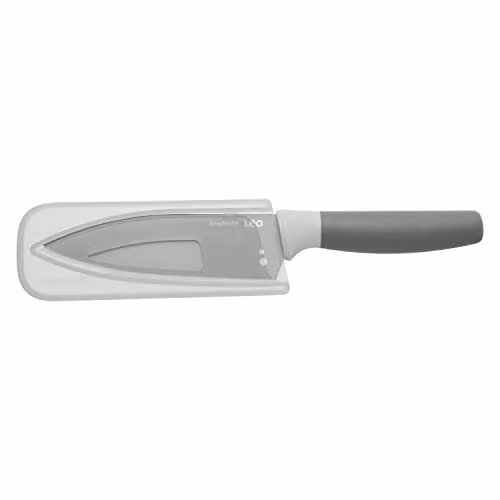 Berghoff Chefmes Leo met kruidenentrekker, roestvrij staal, grijs, 26,5 cm