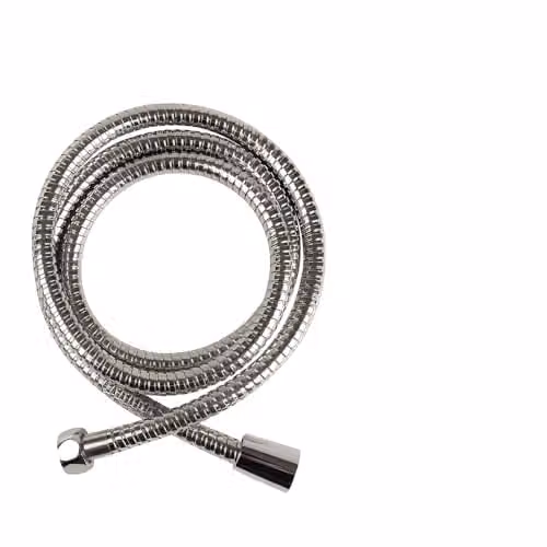 Urban Living flexibele doucheslang van roestvrij staal - Zilver - 150 cm