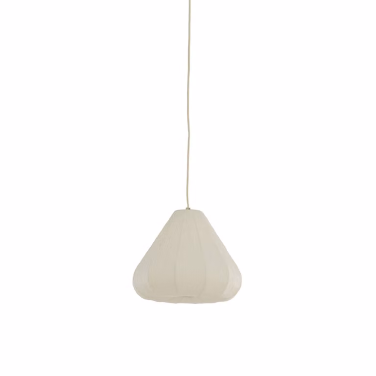Light & Living Hanglamp Sarella Wit Rond - Ø 35 x 28 cm